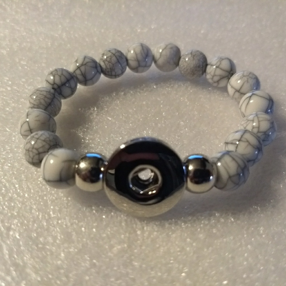 Noosa Bracelet - Snap charm chunk pearl jewelry - Picture 7 of 8
